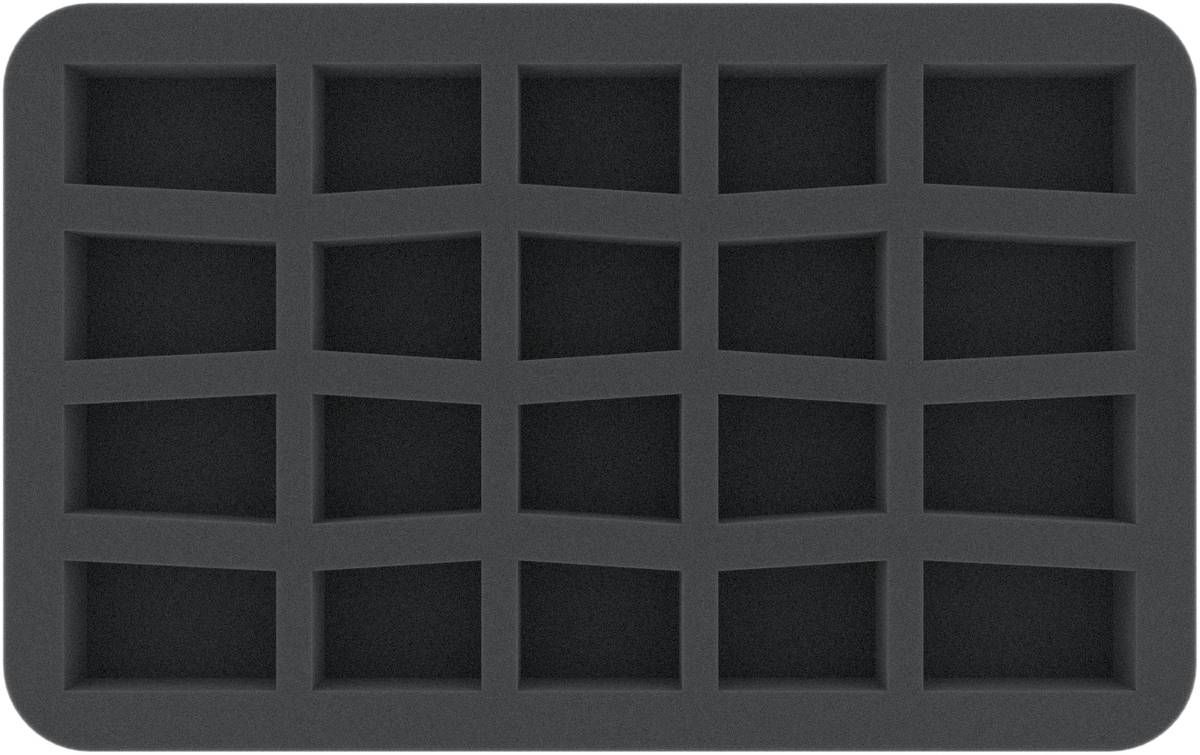 HS035BA05 Foam Tray for Bolt Action - 20 miniatures
