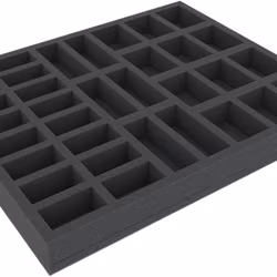 FS035BA04 Foam Tray for Bolt Action - 34 miniatures