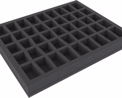 FS035C5BO 35 mm Full-Size foam tray with 45 compartments