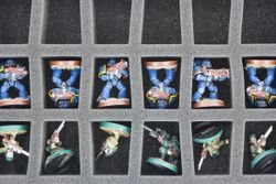 FS035C5BO 35 mm Full-Size foam tray with 45 compartments