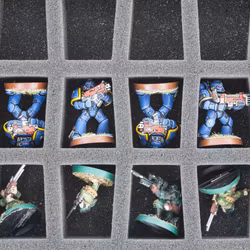 FS035C5BO 35 mm Full-Size foam tray with 45 compartments