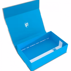 Feldherr Magnetic Box blue Half-Size 75 mm empty - HSMB075