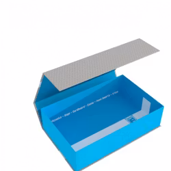 Feldherr Magnetic Box blue Half-Size 75 mm empty - HSMB075