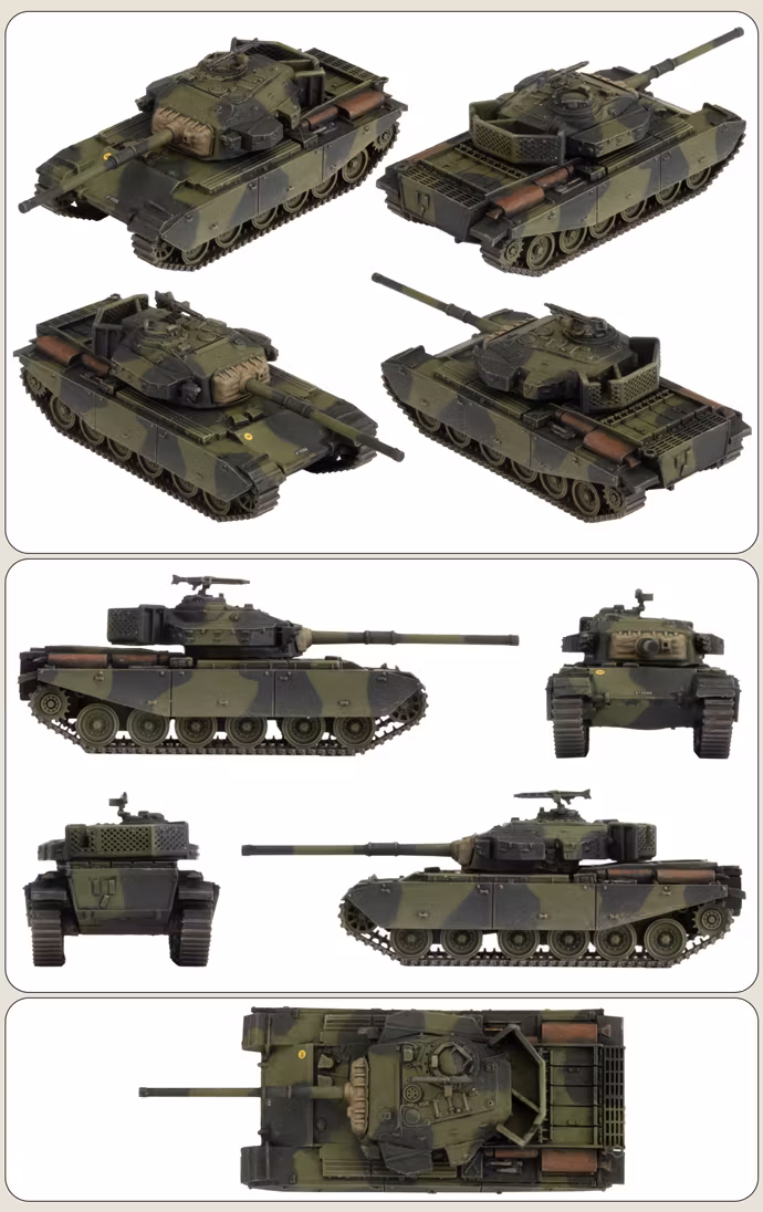 Centurion Tank Platoon (x5 Plastic) - TSWBX02