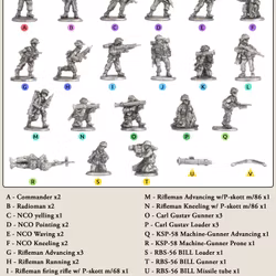 Armoured Rifle Platoon (x32 figures) - TSW702