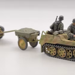SdKfz 2 Kettenkrad with Trailer Goliath & Crew - Rubicon 280071