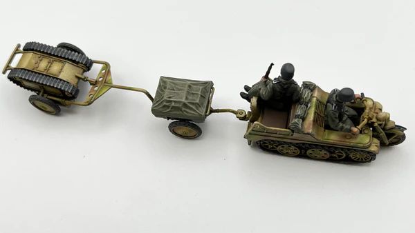 SdKfz 2 Kettenkrad with Trailer Goliath & Crew - Rubicon 280071