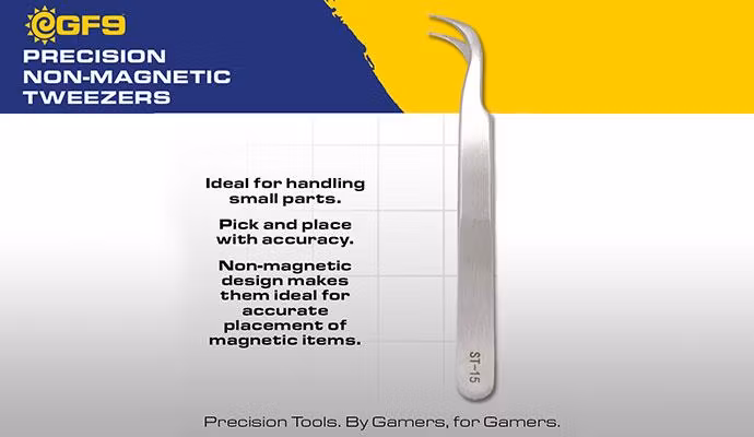 "Precision" Non-Magnetic Tweezers (x1) - GF9T13