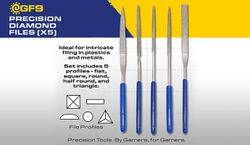 "Precision " Diamond Files (x5) - GF9T11