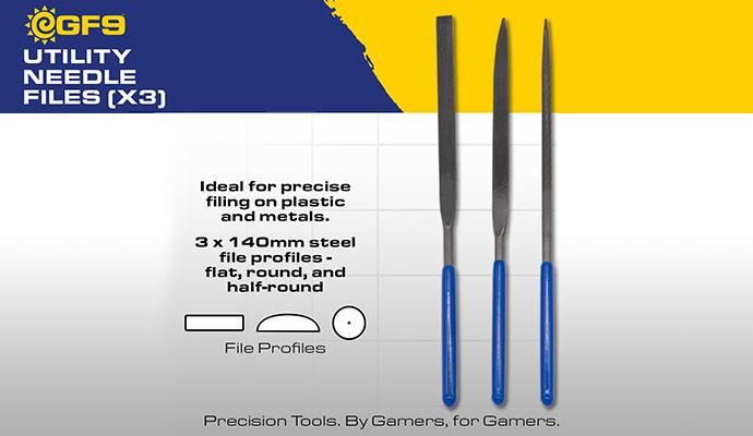 "Utility" Needle Files (x3) - GF9T05