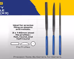 "Utility" Needle Files (x3) - GF9T05