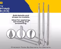 "Utility" Sculpting Tools (x3) - GF9T06