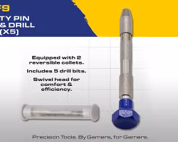 "Utility" Pin Vice & Drill Bits (x3) - GF9T04