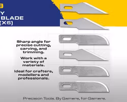 “Utility” Knife Blade Pack (x6) - GF9T03
