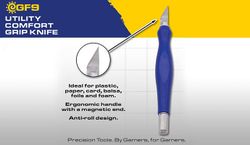 “Utility” Comfort Grip Knife (x1) - GF9T02