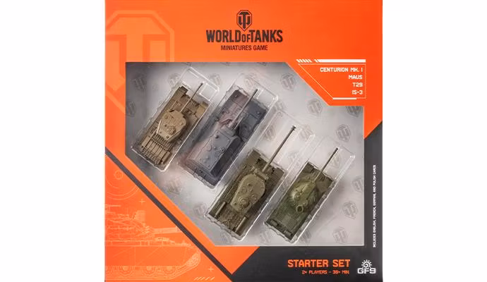 World of Tanks Starter Set (Maus, T29, IS-3, Centurion) - WOT01-UP