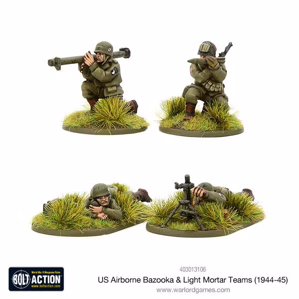 US Airborne Bazooka & Light Mortar Teams (1944-45) - 403013106