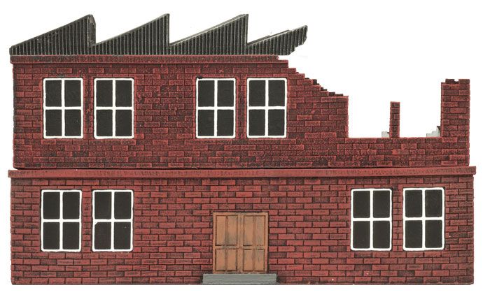 Destroyed Brick Factory - BB235