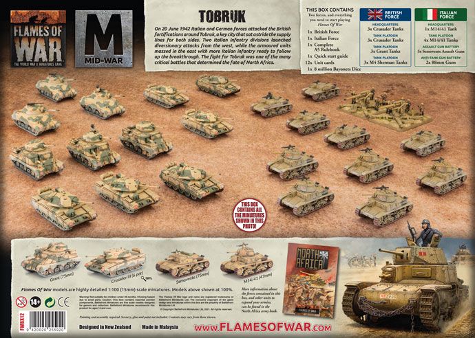 Tobruk - Desert starter set - FWBX12
