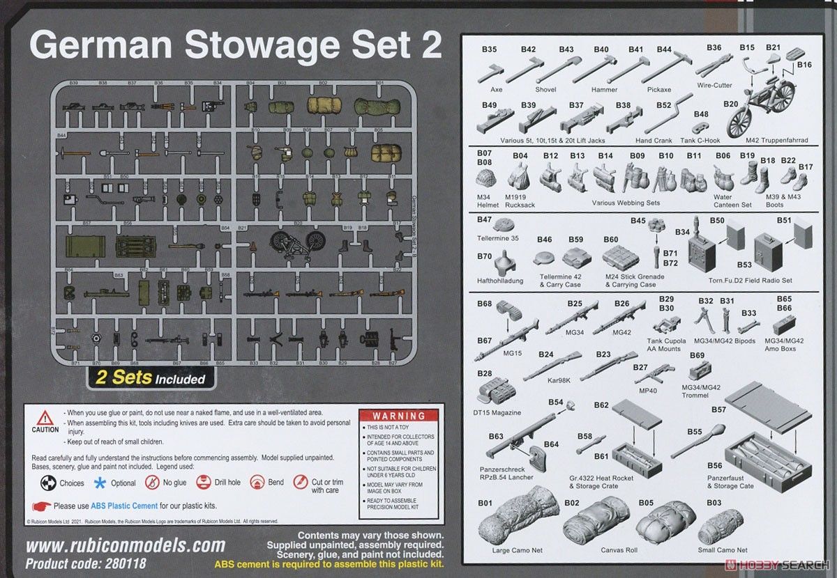 German Stowage Set 2 - 280118