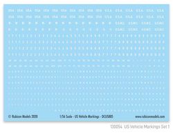 US Vehicle Markings DCUS005 / 130054