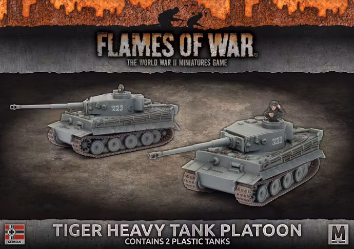 Tiger Heavy Tank Platoon (Plastic) - GBX107