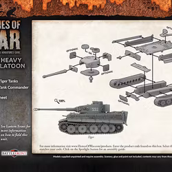 Tiger Heavy Tank Platoon (Plastic) - GBX107