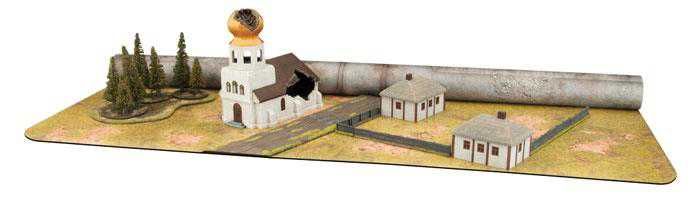 Battlefield in a Box Game Mat Rural/City 4x6 ~ 120x180cm (Mousepad) - BB956