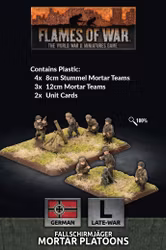 Fallschirmjäger Mortar Platoon (Plastic) - GE769