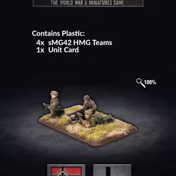 Fallschirmjäger sMG42 Machine-gun Platoon (Plastic) - GE770
