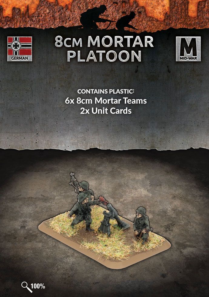 8cm Mortar Platoon (Plastic) - GE760