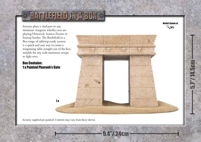 Battlefield in a Box Pharaoh's Gate - BB903