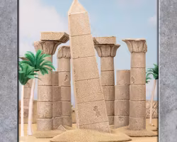 Battlefield in a Box Forgotten City Obelisk and Pillars - BB907