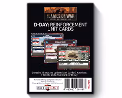 D-Day Reinforcement Unit Cards - FW275U