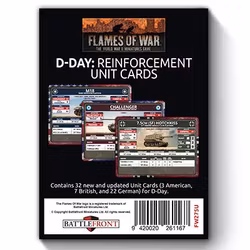 D-Day Reinforcement Unit Cards - FW275U