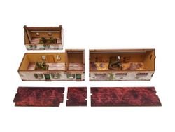 Pre-Painted WW2 Normandy Homestead with Stable (15mm) - H00190