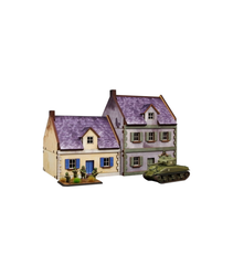 Pre-Painted WW2 NORMANDY TOWNHOUSE 3 (15MM) - H00174