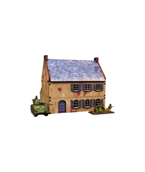 Pre-Painted WW2 NORMANDY TOWNHOUSE 2 (15MM)- H00173
