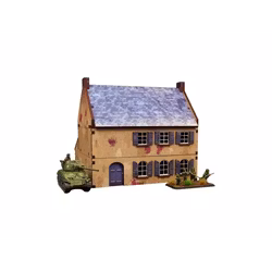 Pre-Painted WW2 NORMANDY TOWNHOUSE 2 (15MM)- H00173