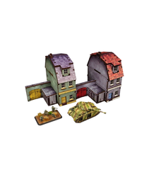 Pre-Painted WW2 NORMANDY TOWNHOUSE 1 (15MM)- H00172