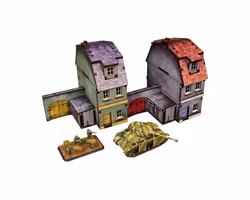 Pre-Painted WW2 NORMANDY TOWNHOUSE 1 (15MM)- H00172