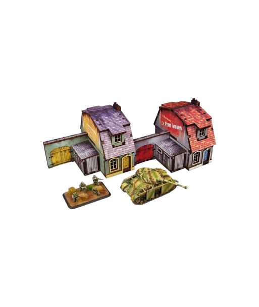 Pre-Painted WW2 NORMANDY TOWNHOUSE 1 (15MM)- H00172