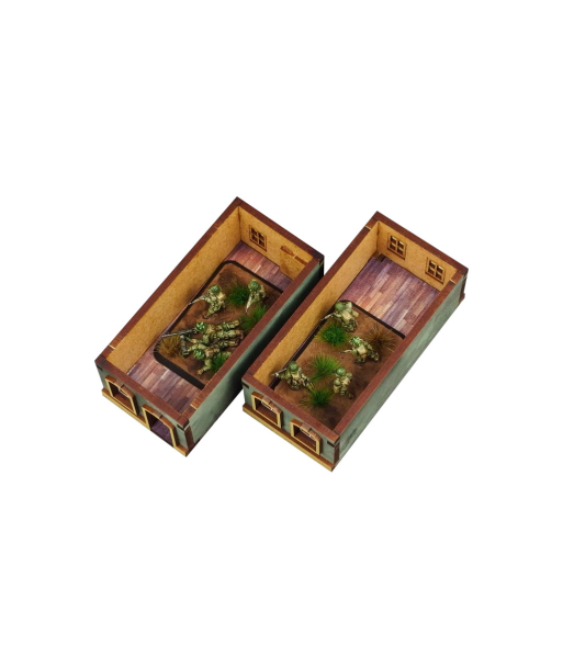 Pre-Painted WW2 NORMANDY TOWNHOUSE 1 (15MM)- H00172