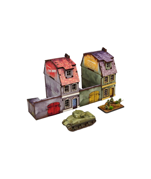 Pre-Painted WW2 NORMANDY TOWNHOUSE 1 (15MM)- H00172