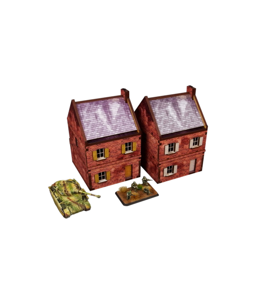 Pre-Painted WW2 NORMANDY CAFE (15MM) - H00170