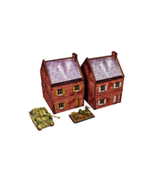 Pre-Painted WW2 NORMANDY CAFE (15MM) - H00170