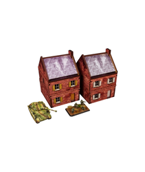 Pre-Painted WW2 NORMANDY CAFE (15MM) - H00170