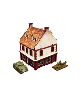 Pre-Painted WW2 NORMANDY RESTAURANT (15MM) - H00171