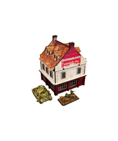 Pre-Painted WW2 NORMANDY RESTAURANT (15MM) - H00171