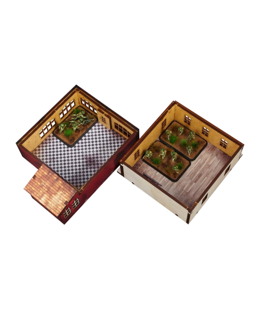 Pre-Painted WW2 NORMANDY RESTAURANT (15MM) - H00171
